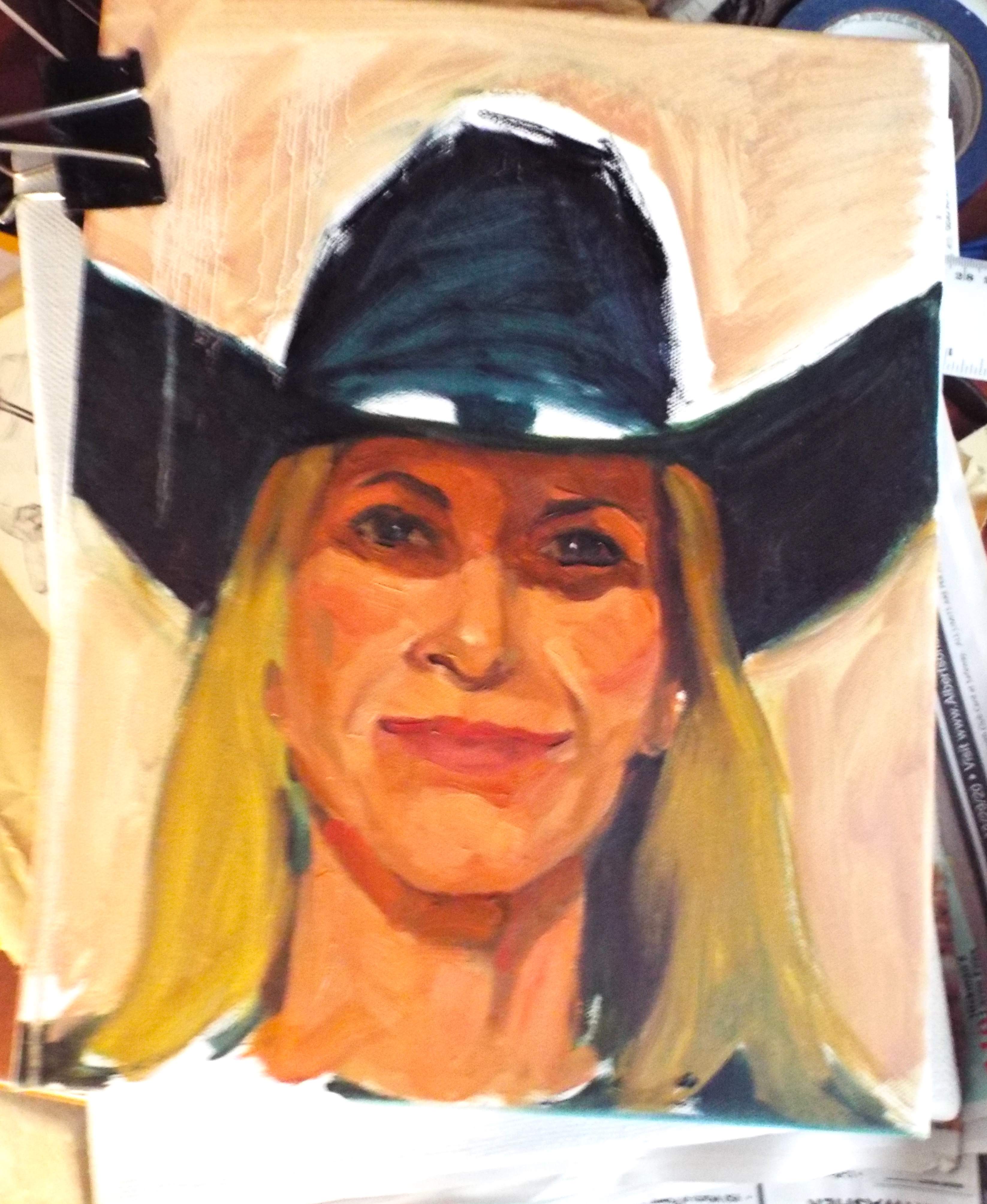 Unfinished Portrait - Cowgirl