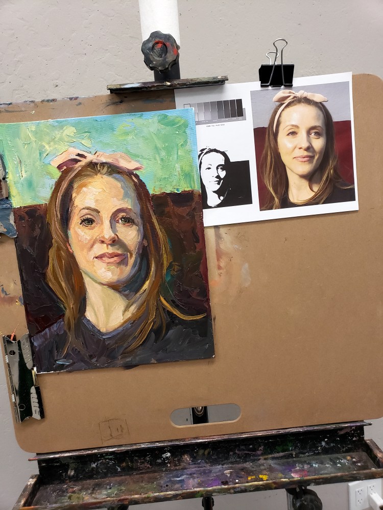Painting a Portrait from a Photo