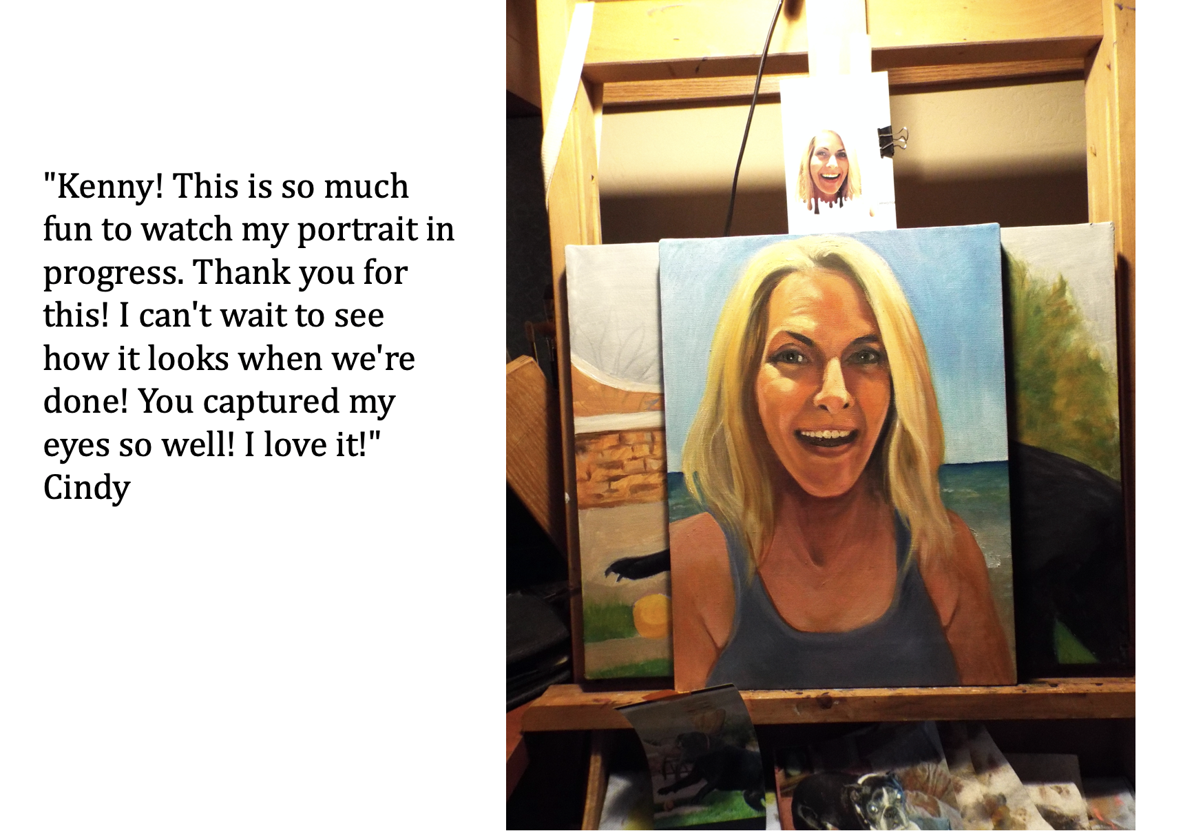 Cindy Portrait in progress