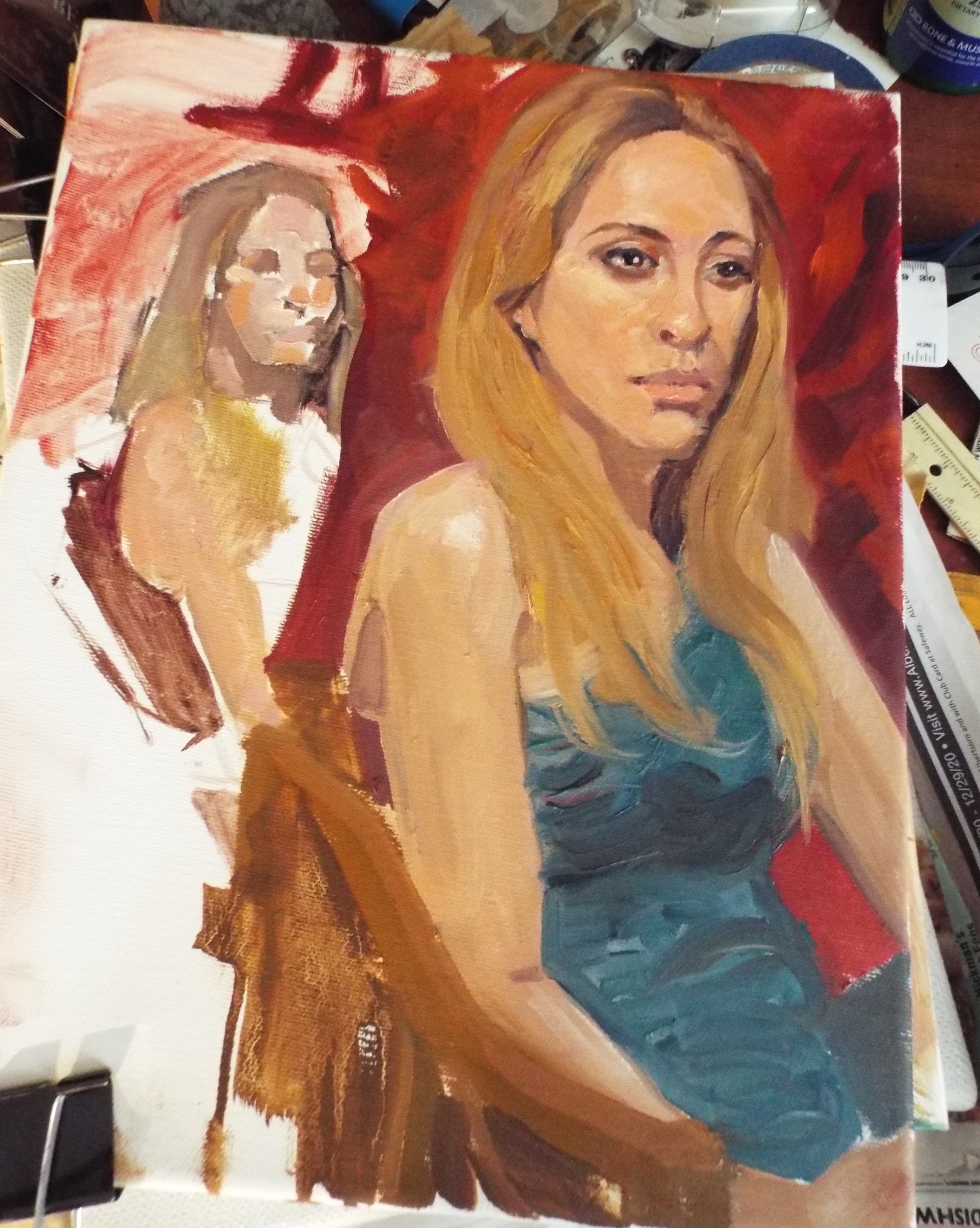 Pensive woman - Work in Progress